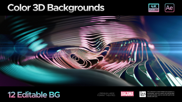 Photo of Color 3D Backgrounds – Videohive 58469389