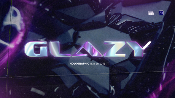 Photo of Colorful Holographic Text – Videohive 58478949
