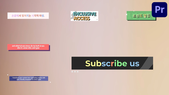 Photo of Colorful Titles for Premiere Pro – Videohive 58653850
