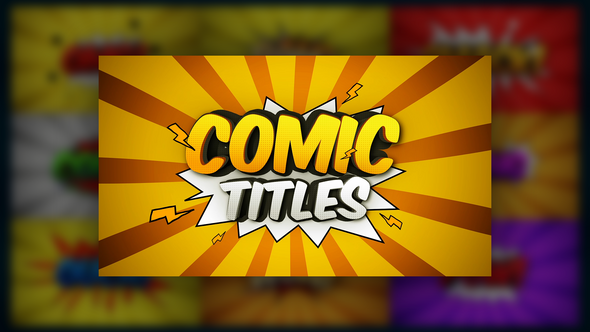Photo of Comic Titles | MOGRT – Videohive 58676103