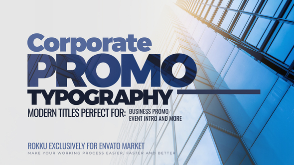 Photo of Corporate Promo Typography – Videohive 36126672