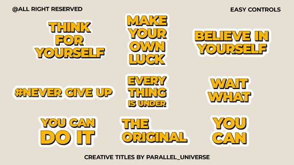 Photo of Creative Titles V2.0 | AE – Videohive 58629210