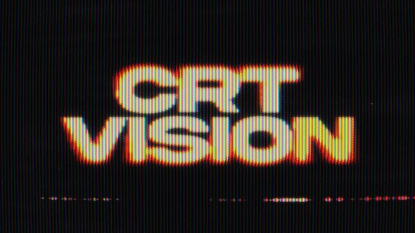 Photo of CRT Typography – Videohive 58595101