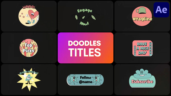 Photo of Doodles Titles | After Effects – Videohive 58342170