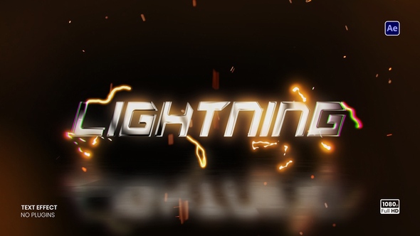 Photo of Electric Lightning Text Animation – Videohive 58310572