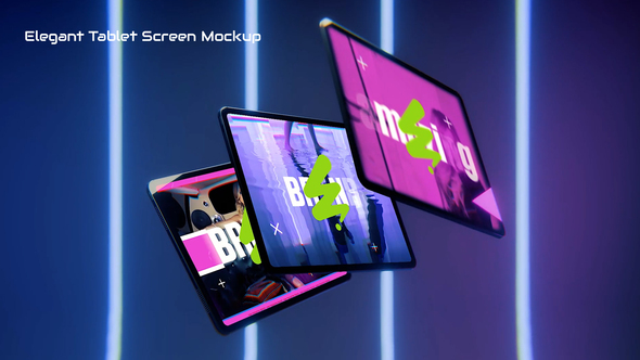 Photo of Elegant Tablet Screen Mockup – Videohive 58504106