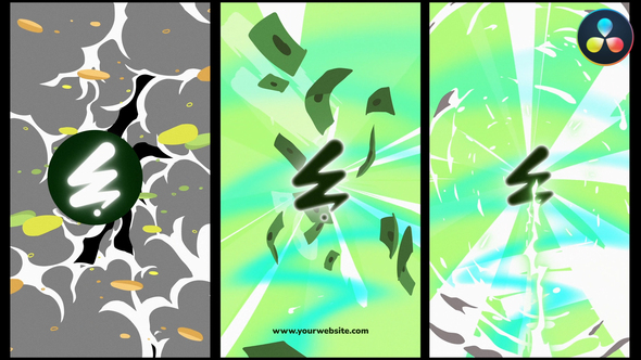 Photo of Explosion Smoke Money Logo | DaVinci Resolve – Videohive 58386036