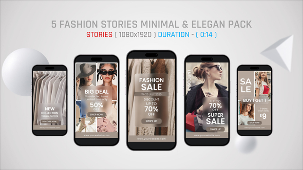 Photo of Fashion Stories | Minimal And Elegant Promo Pack – Videohive 58624216