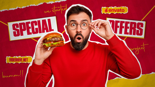 Photo of Fast Food Intro – Videohive 58346173