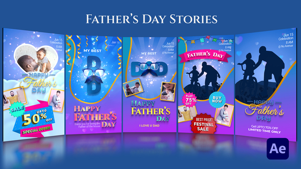 Photo of Father’s Day Instagram Stories – Videohive 58362082
