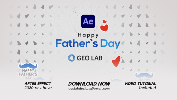 Photo of Father’s Day l World Best DAD – Videohive 58132813