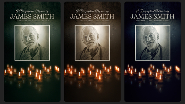 Photo of Funeral Biography | Vertical Stories Opener for Social Media – Videohive 58608542