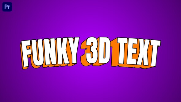 Photo of Funky 3D Text | MOGRT – Videohive 58535275