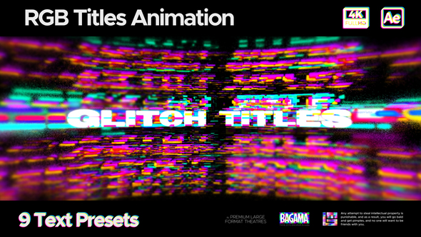 Photo of Glitch Titles – Videohive 58624542