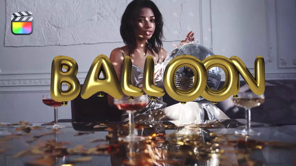 Photo of Golden Balloon Title – Videohive 58711989