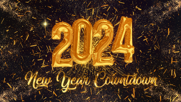 Photo of Countdown Golden New Year 2024 – Videohive 21110388