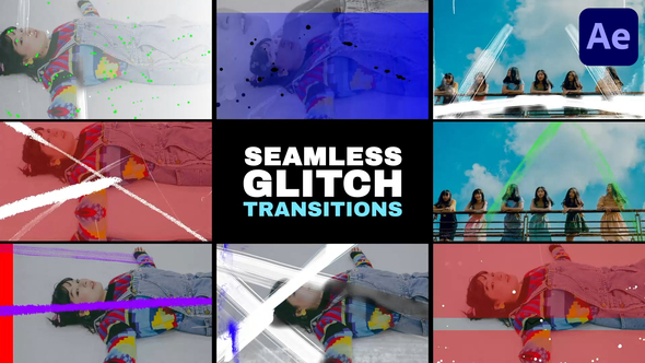 Photo of Grunge Glitch Seamless Transitions for After Effects – Videohive 58645267