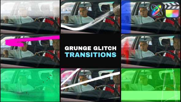 Photo of Grunge Glitch Seamless Transitions for FCPX – Videohive 58482152