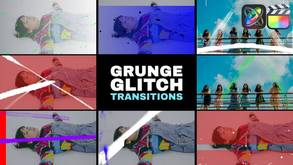 Photo of Grunge Glitch Seamless Transitions for Premiere Pro – Videohive 58645275