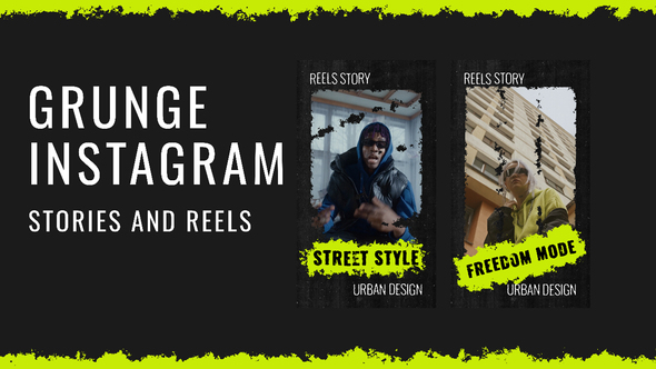Photo of Grunge Instagram Stories and Reels – Videohive 58410160