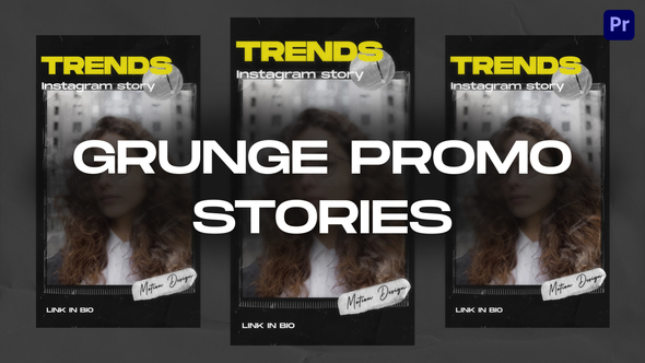 Photo of Grunge Promo Stories Mogrt – Videohive 58506030