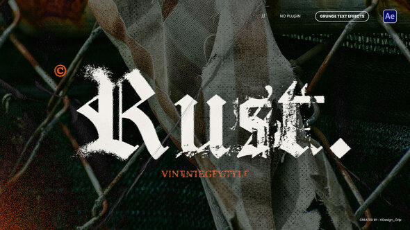 Photo of Grunge Text Animations – Videohive 58398125