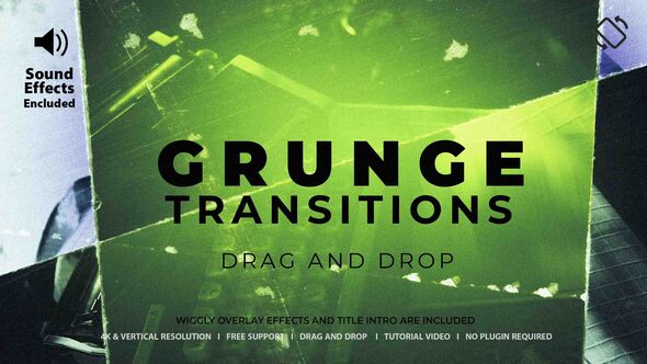 Photo of Grunge Transitions – Videohive 58362500