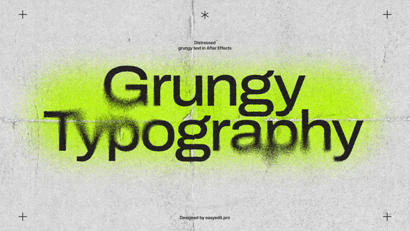 Photo of Grungy Typography – Videohive 55973991