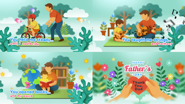 Photo of Happy Fathers Day Intro – Videohive 58342409