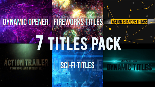 Photo of HI-TECH TITLES PACK – Videohive 57276853