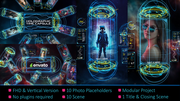 Photo of Holographic Time Capsule Slideshow – Videohive 58551739