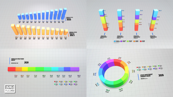 Photo of Graph Infographics 3D Clean – Videohive 31128810