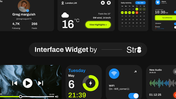 Photo of Interface Widget – Videohive 58291255