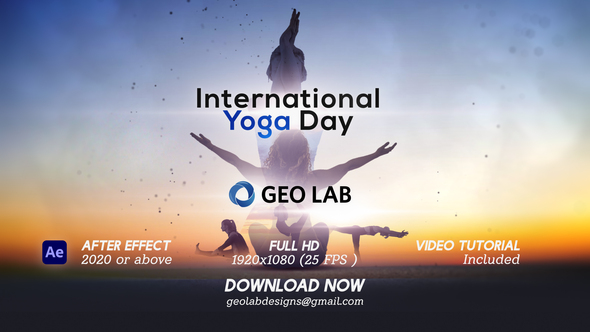 Photo of International Day of Yoga – Videohive 58282695