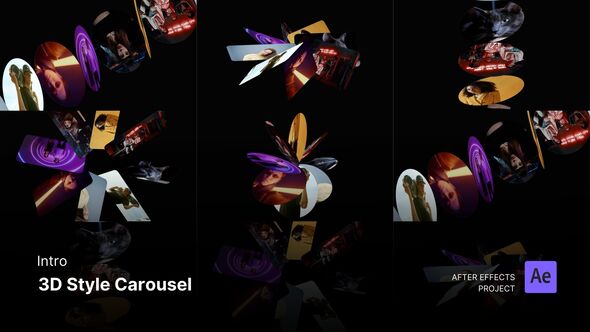 Photo of Intro/Opening Video – 3D Style Carousel After Effects Template – Videohive 58274519