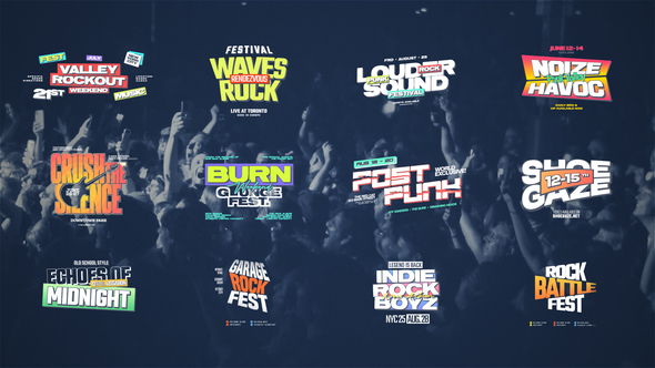 Photo of Kinetic Rock Titles – Videohive 58367120
