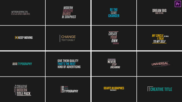 Photo of Kinetic Titles Pack Premiere Pro – Videohive 58604869