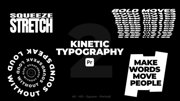 Photo of Kinetic Typography v2 for Premiere Pro – Videohive 58365667