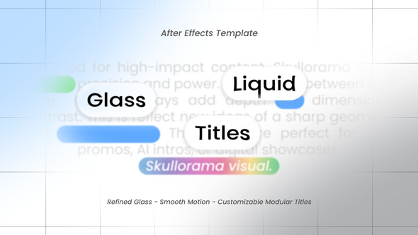 Photo of Liquid Glass Titles – Videohive 58562912