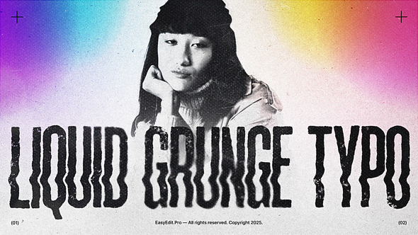 Photo of Liquid Grunge Typography | MOGRT – Videohive 58595319