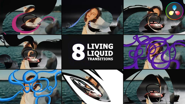 Photo of Living Liquid Transitions | DaVinci Resolve – Videohive 58386301