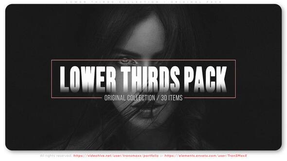Photo of Lower Thirds Collection – Original Pack – Videohive 58361683