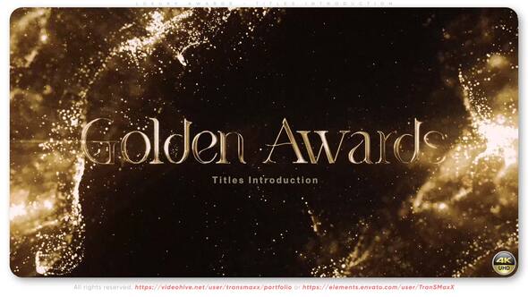 Photo of Luxury Awards – Titles Introduction – Videohive 58708235