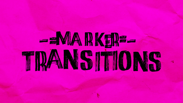 Photo of Marker Transitions – Videohive 58273399