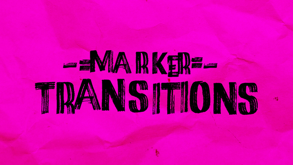 Photo of Marker Transitions – Videohive 58464637