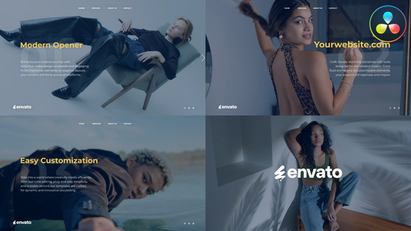Photo of Modern Opener Clean Promo for DaVinci Resolve – Videohive 58360224
