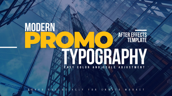 Photo of Modern Promo Typography – Videohive 24704664