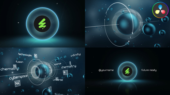 Photo of Molecules Logo Reveal for DaVinci Resolve – Videohive 58398984