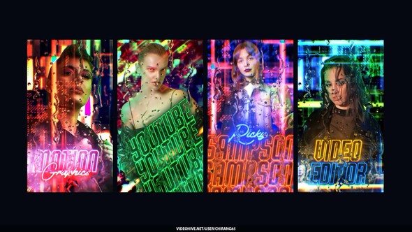 Photo of Neon Futuristic Stories – Videohive 58324667
