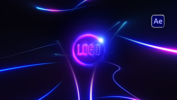 Photo of Neon Lines Logo Reveal – Videohive 58655880